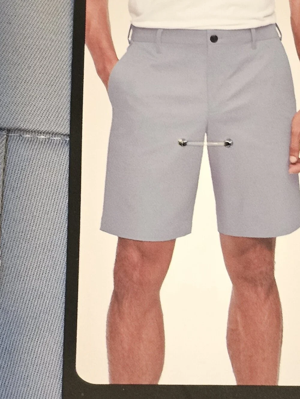 Banana Republic Stretch Chino Shorts Blue Size 32